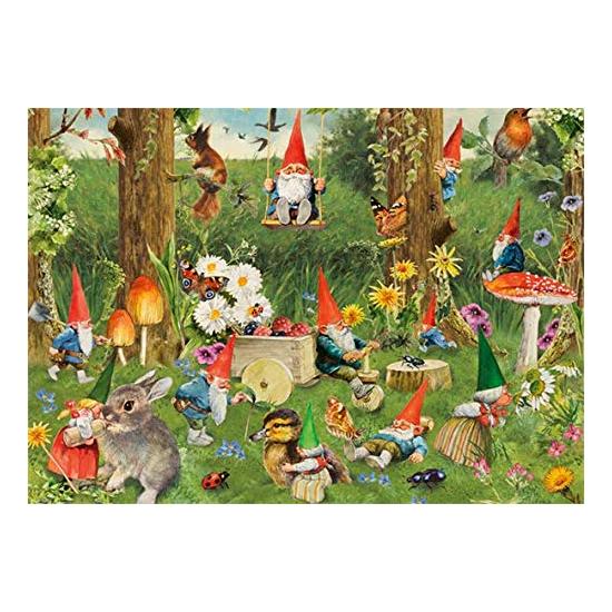 Puzzle Jumbo El Bosque de los Gnomos de 1000 Piezas
