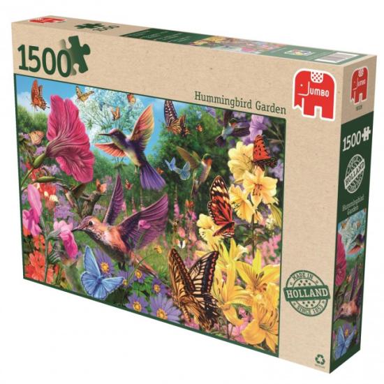 Puzzle Jumbo El Jardín de los Colibríes de 1500 Piezas