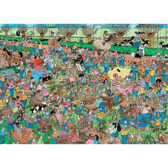 Puzzle Jumbo El Mercado Artesanal Holandés de 1000 Pzs