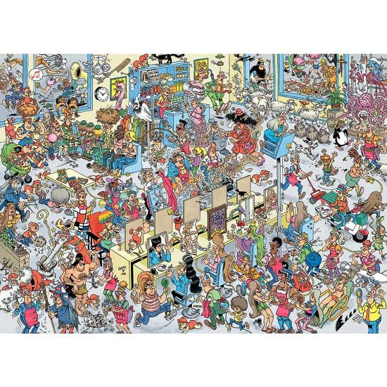 Puzzle Jumbo En la Peluquería de 1000 Piezas