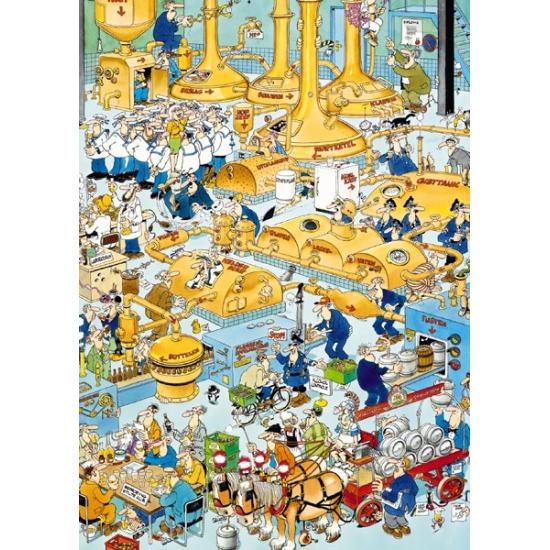 Puzzle Jumbo Fábrica de Cerveza de 500 Piezas