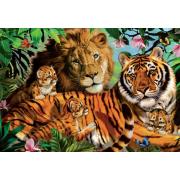 Puzzle Jumbo Felinos Salvajes de 1000 Piezas