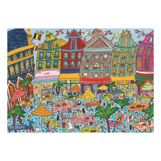 Puzzle Jumbo Gran Palacio de Bruselas de 1000 Piezas