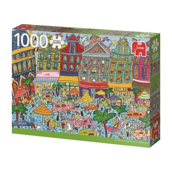 Puzzle Jumbo Gran Palacio de Bruselas de 1000 Piezas