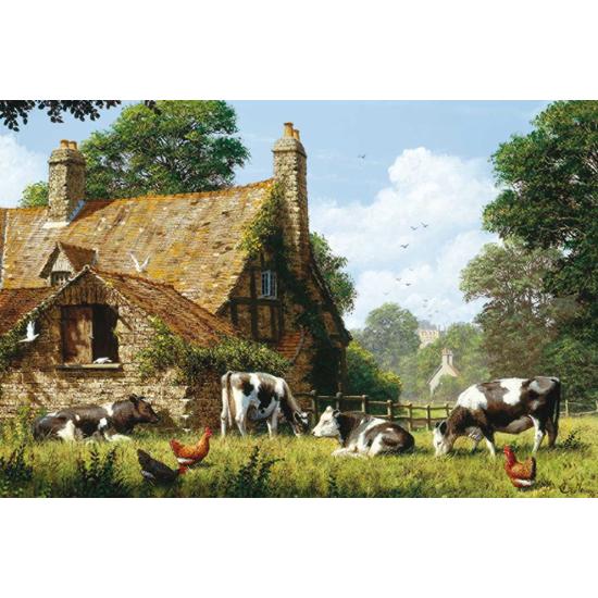 Puzzle Jumbo Granja de Vacas de 1500 Piezas Puzzle Jumbo Granja de Vacas de 1500 Piezas