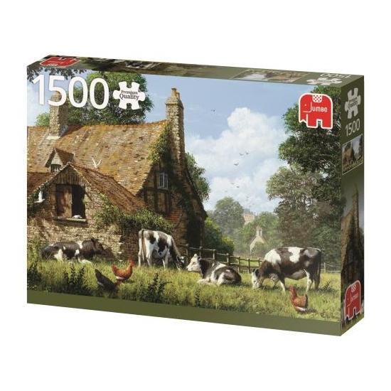 Puzzle Jumbo Granja de Vacas de 1500 Piezas Puzzle Jumbo Granja de Vacas de 1500 Piezas