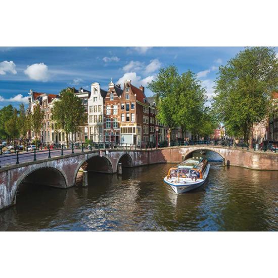 Puzzle Jumbo Herengracht, Amsterdam de 1500 Piezas