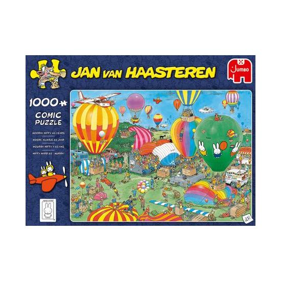 Puzzle Jumbo Hooray, Miffy 65 Years de 1000 Piezas