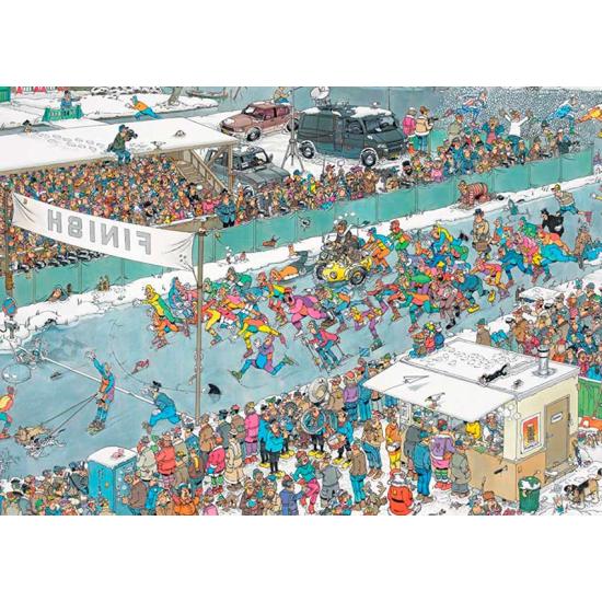 Puzzle Jumbo Invierno Divertido de 2 x 1000 Piezas