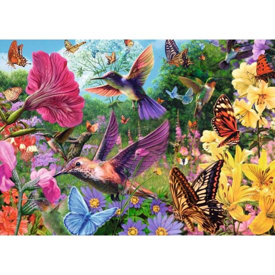 Puzzle Jumbo Jardín de Colibríes de 500 Piezas XXL Puzzle Jumbo Jardín de Colibríes de 500 Piezas XXL