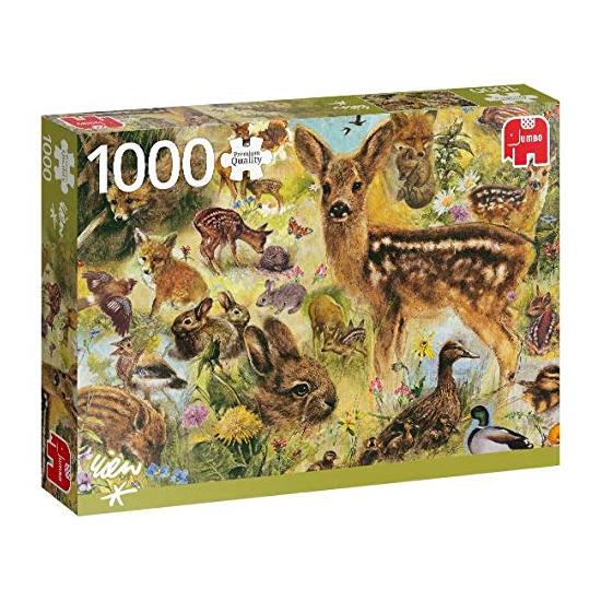 Puzzle Jumbo Jóvenes Animales Salvajes 1000 Piezas