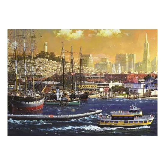 Puzzle Jumbo La Bahía del Puerto de San Francisco de 1000 Pieza