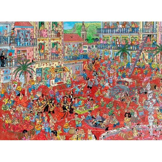 Puzzle Jumbo La Tomatina de 1000 Piezas