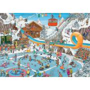 Puzzle Jumbo Los Juegos De Invierno 1000 Piezas