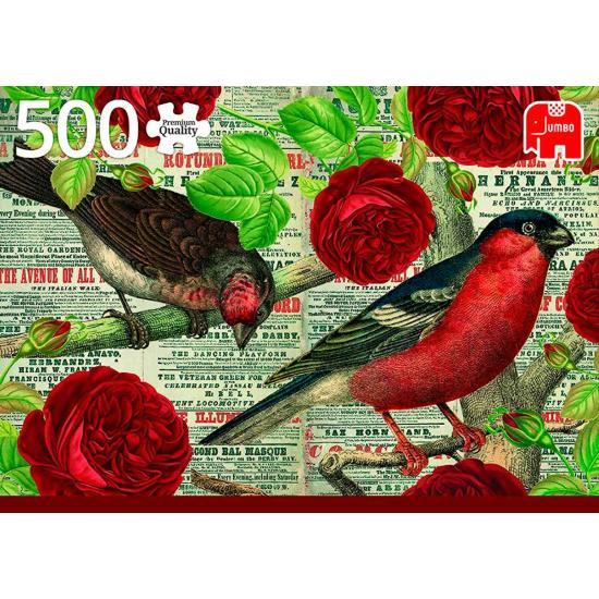Puzzle Jumbo Los Pájaros Aman las Flores de 500 Piezas