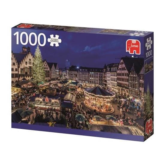 Puzzle Jumbo Mercado de Navidad, Frankfurt de 1000 Piezas
