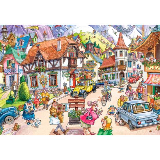 Puzzle Jumbo Mistery Montaña Violenta de 1000 Piezas