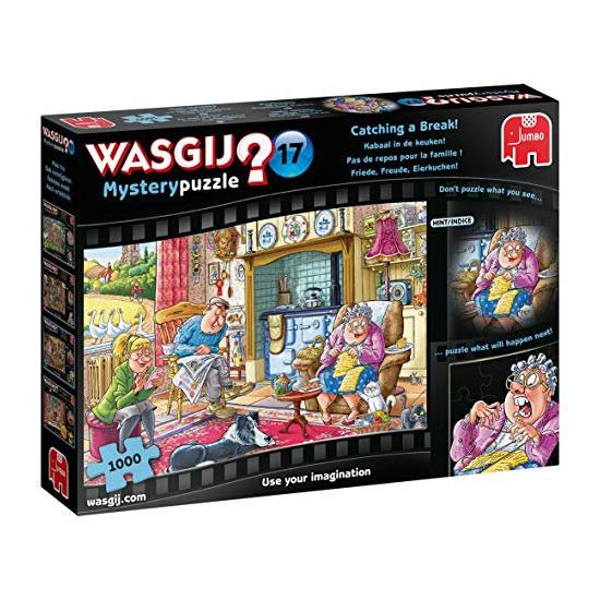 Puzzle Jumbo Mistery Tomándose Un Respiro de 1000 Piezas