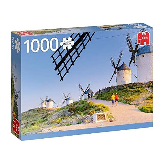 Puzzle Jumbo Molinos de Viento de la Mancha, España 1000 Piezas