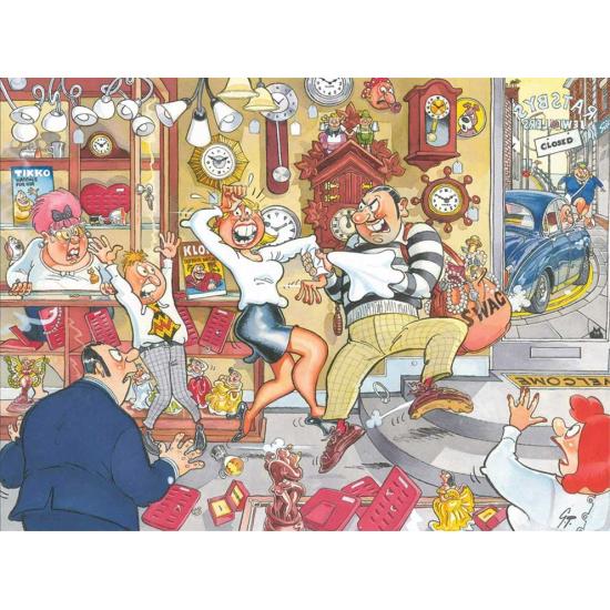 Puzzle Jumbo Mystery Detener el Reloj de Wasgij  1000 Piezas Puzzle Jumbo Mystery Detener el Reloj de Wasgij  1000 Piezas