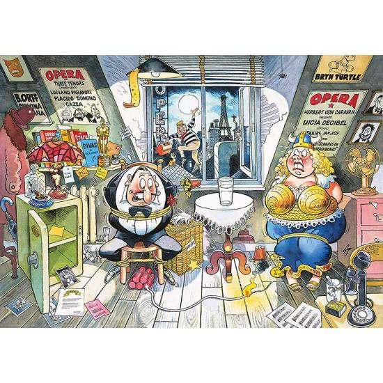 Puzzle Jumbo Mystery Drama en la Ópera 1000 Piezas