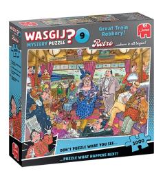 Puzzle Jumbo Mystery El Gran Robo del Tren de Wasgij  1000 Pieza