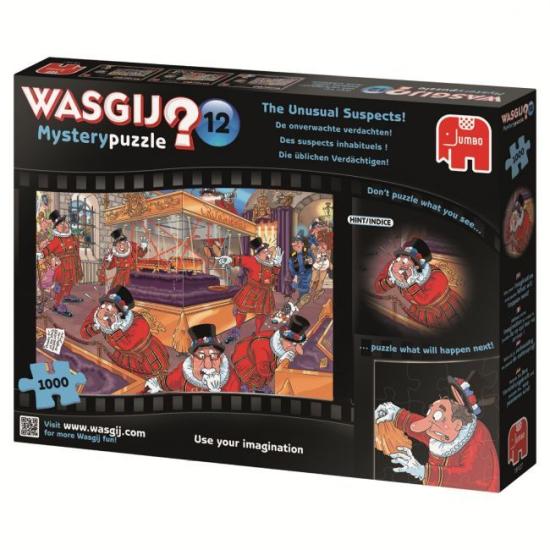 Puzzle Jumbo Mystery Sospechoso Inusual de 1000 Piezas Puzzle Jumbo Mystery Sospechoso Inusual de 1000 Piezas