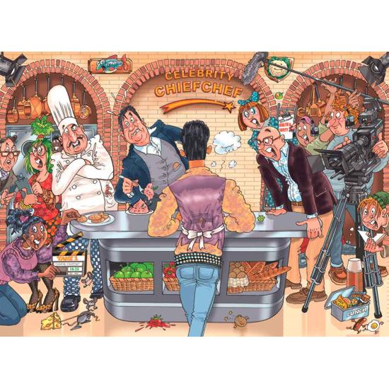 Puzzle Jumbo Original La Fiesta del Chef de 1000 Piezas