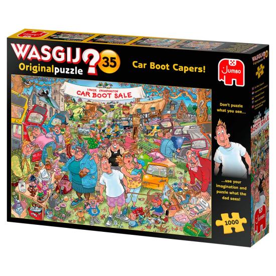 Puzzle Jumbo Original Mercadillo de Maleteros de 1000 Piezas