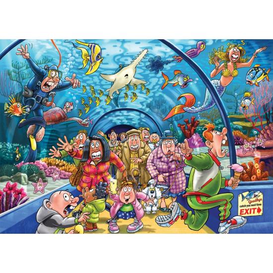 Puzzle Jumbo Original Travesuras del Acuario de 1000 Piezas