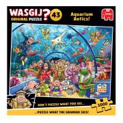 Puzzle Jumbo Original Travesuras del Acuario de 1000 Piezas