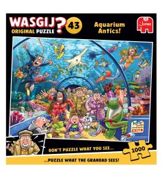 Puzzle Jumbo Original Travesuras del Acuario de 1000 Piezas