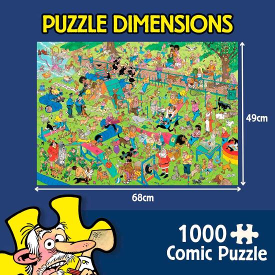 Puzzle Jumbo Parkour de Perros 1000 Piezas