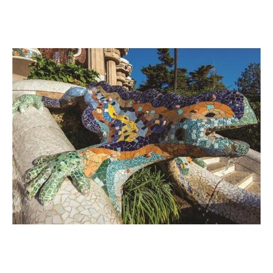 Puzzle Jumbo Parque Guell, Barcelona de 500 Piezas Puzzle Jumbo Parque Guell, Barcelona de 500 Piezas