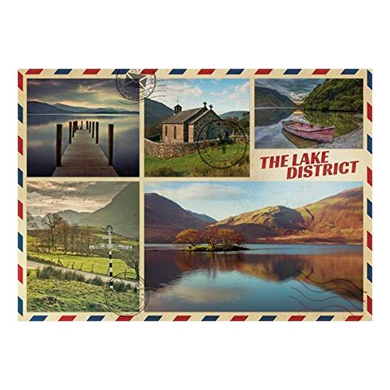 Puzzle Jumbo Postal Desde el Lago de 1000 Piez