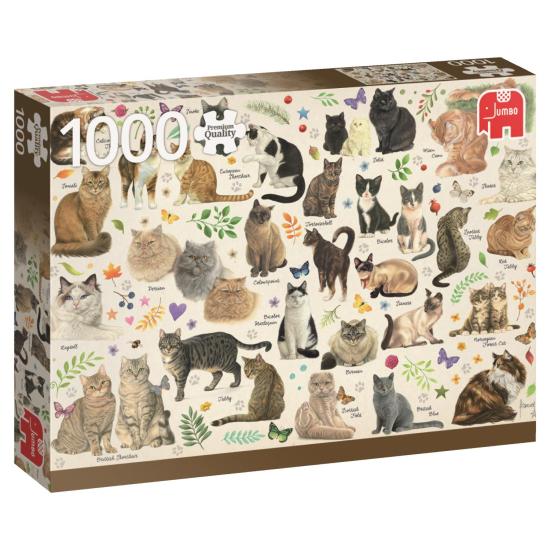 Puzzle Jumbo Poster de gatos de 1000 Piezas