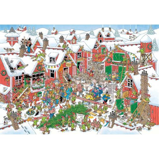 Puzzle Jumbo Pueblo de Papá Noel de 5000 Piezas
