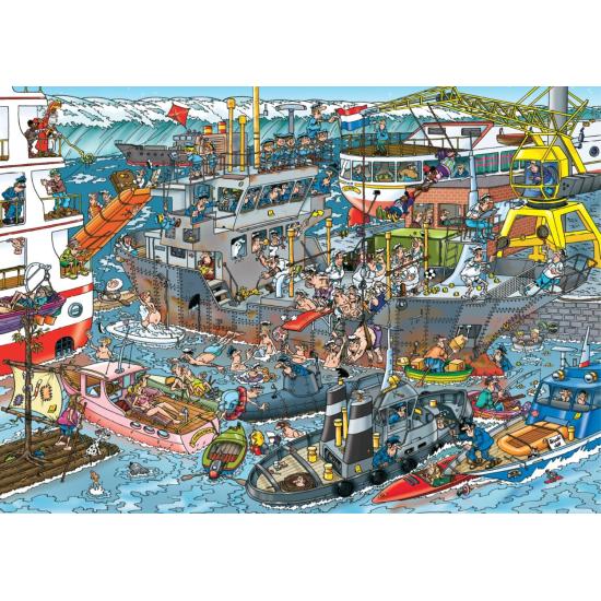 Puzzle Jumbo Puerto Marino de 500 Piezas
