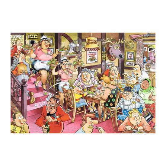 Puzzle Jumbo Retro Mistery Almuerzo de Domingo de 1000 Piezas