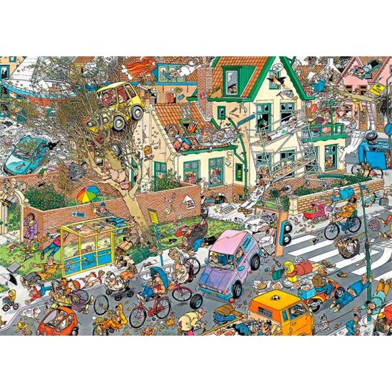 Puzzle Jumbo Safari y Tormenta de 2 x 1000 Piezas