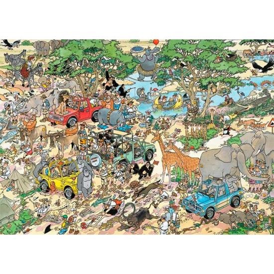 Puzzle Jumbo Safari y Tormenta de 2 x 1000 Piezas