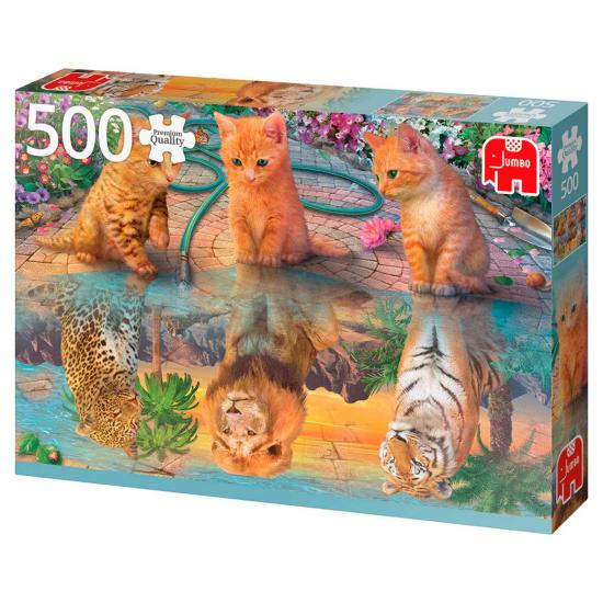 Puzzle Jumbo Sueño de Gatos de 500 Piezas