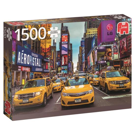 Puzzle Jumbo Taxis en Nueva York de 1500 Piezas Puzzle Jumbo Taxis en Nueva York de 1500 Piezas