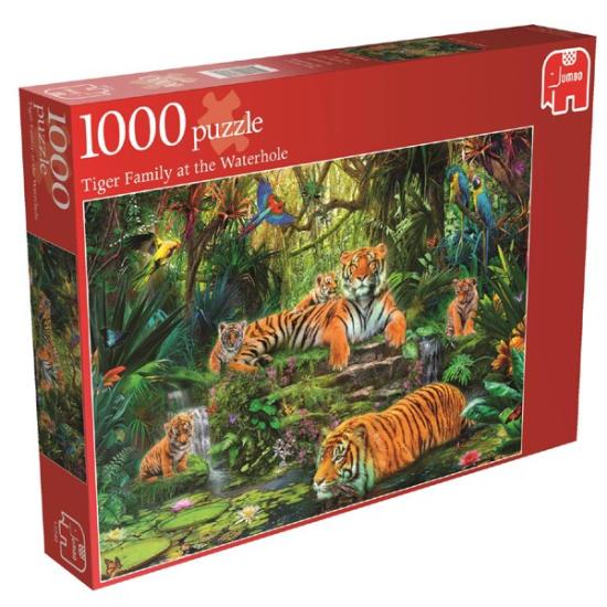 Puzzle Jumbo Tigres de la Selva de 1000 Piezas Puzzle Jumbo Tigres de la Selva de 1000 Piezas