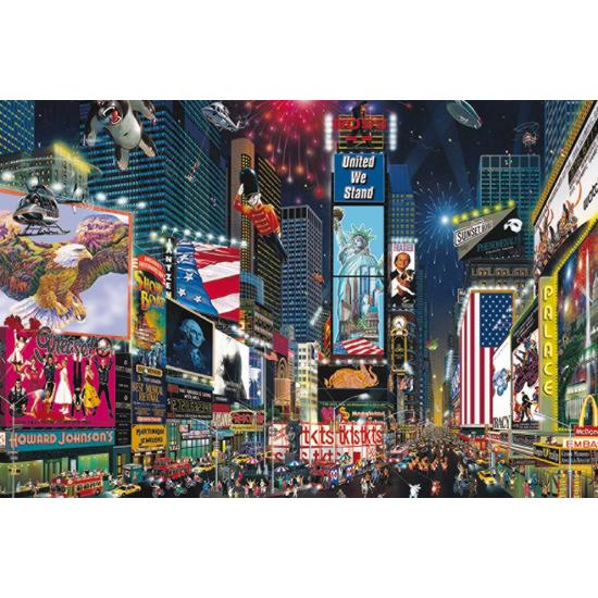 Puzzle Jumbo Times Square, Nueva York de 1500 Piezas