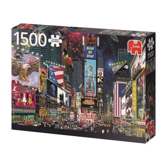 Puzzle Jumbo Times Square, Nueva York de 1500 Piezas