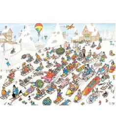 Puzzle Jumbo Todo va Cuesta Abajo de 1000 Piezas