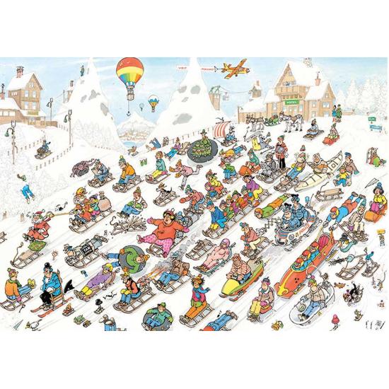 Puzzle Jumbo Todo va Cuesta Abajo de 1000 Piezas