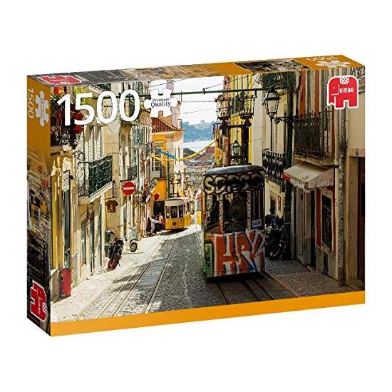 Puzzle Jumbo Tranvía de Lisboa, Portugal de 1500 Piezas