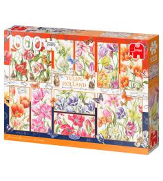 Puzzle Jumbo  Tulipanes de Holanda de 1000 Piezas